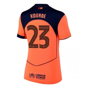 Lacne Ženy Futbalové dres Barcelona Jules Kounde #23 2025-26 Krátky Rukáv - Tretina